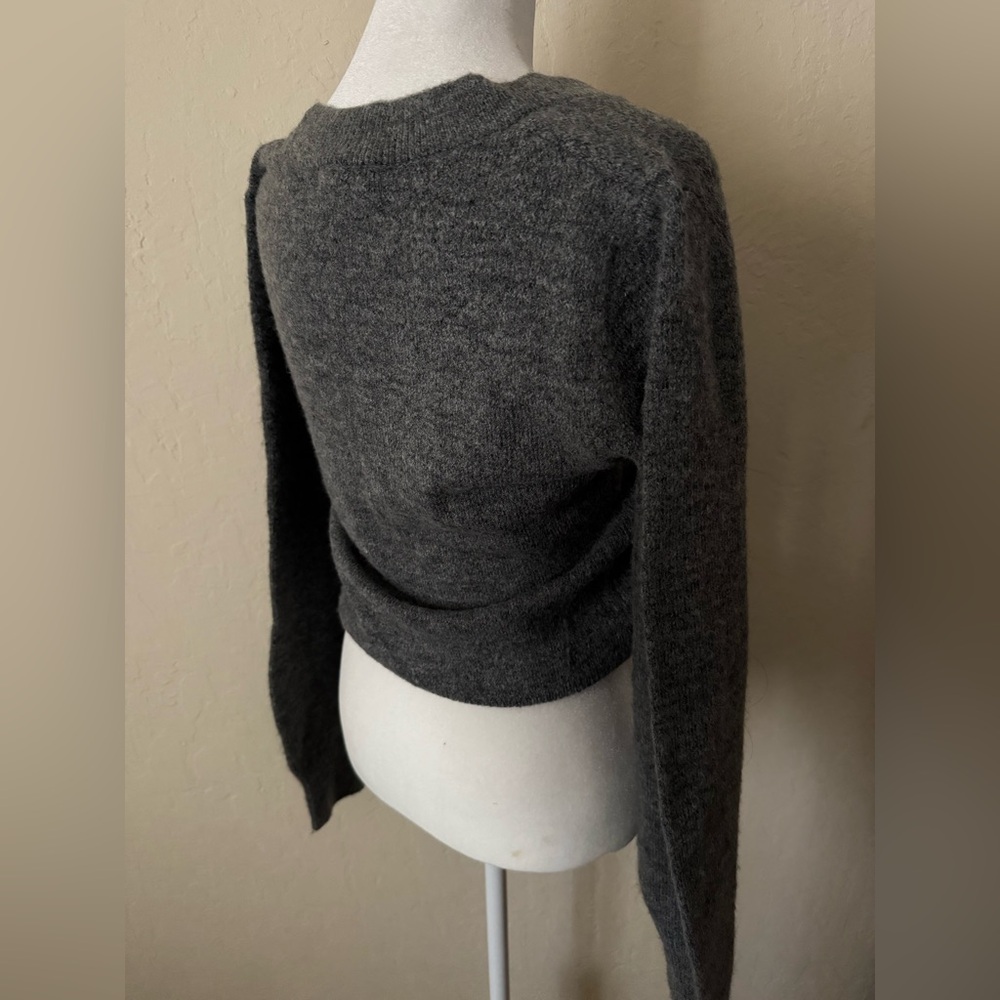 Grey fuzzy cardigan - Picture 5 of 6